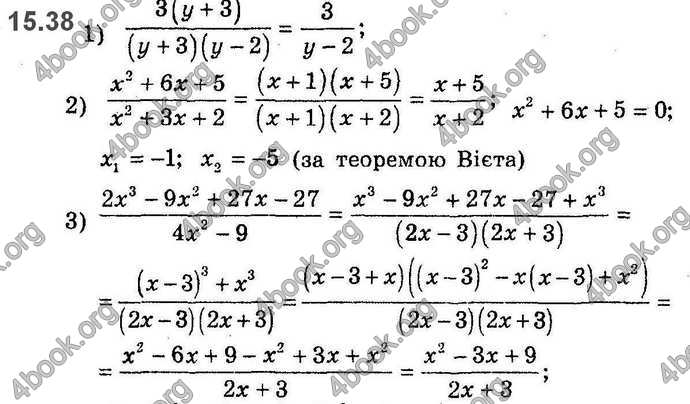 Відповіді Алгебра 8 клас Мерзляк (Погл.). ГДЗ