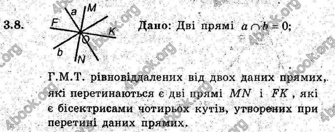 Відповіді Геометрія поглиблений 8 клас Мерзляк 2009. ГДЗ