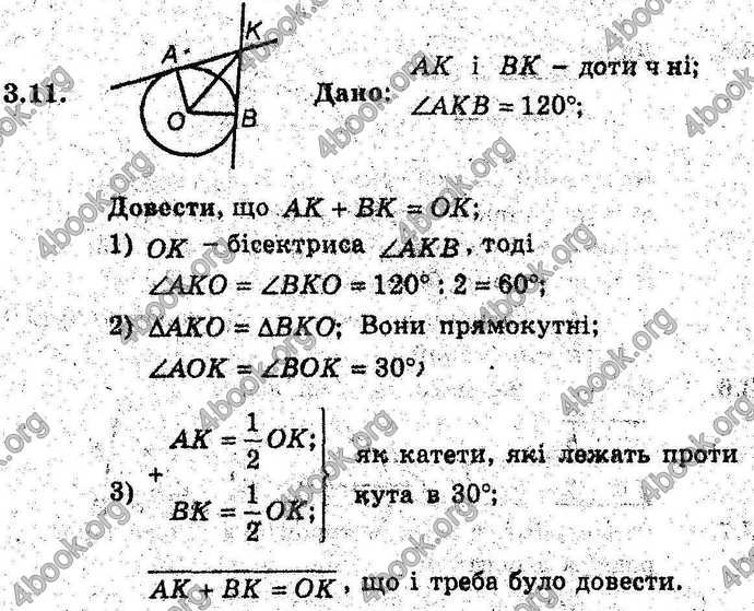 Відповіді Геометрія поглиблений 8 клас Мерзляк 2009. ГДЗ