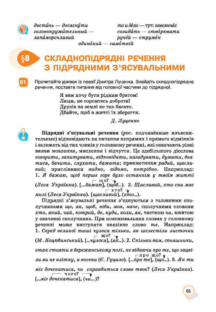 Українська мова 9 клас Ворон 2017 (Рус.)