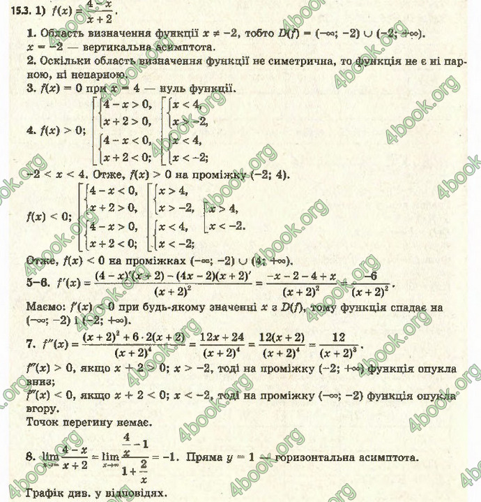 Відповіді Алгебра 11 клас Мерзляк. ГДЗ