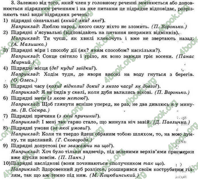 Відповіді Українська мова 11 клас Біляєв. ГДЗ