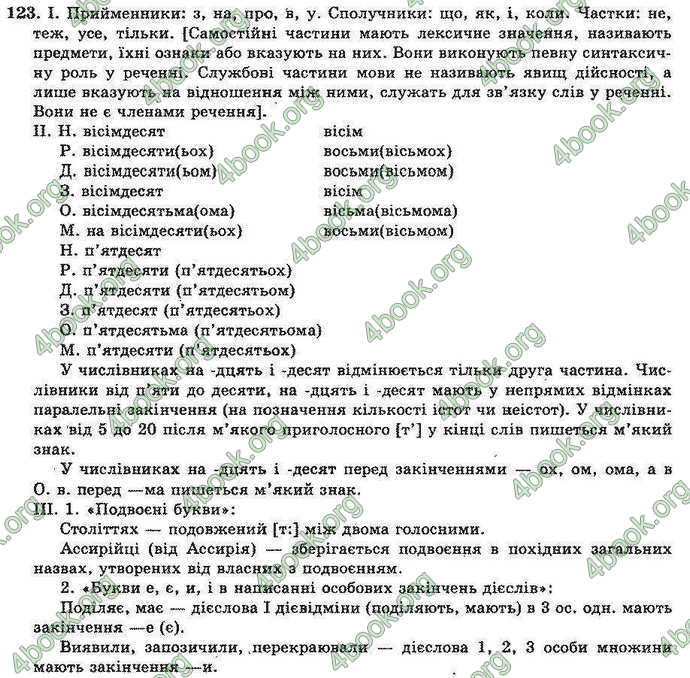 Відповіді Українська мова 10 клас Біляєв. ГДЗ