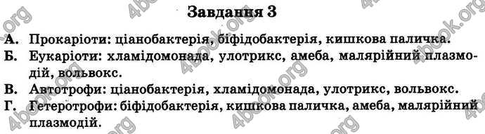 Відповіді Збірник ДПА Біологія 9 клас Ягенська 2018