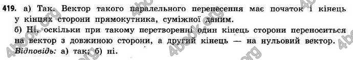 Відповіді Геометрія 11 клас Бевз. ГДЗ