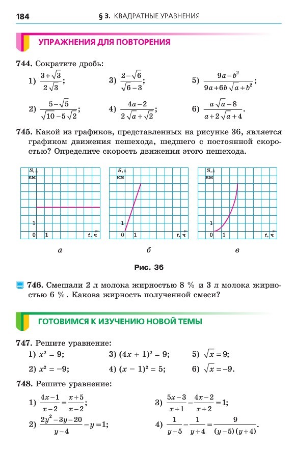 Алгебра 8 класс Мерзляк 2016 (Рус.)