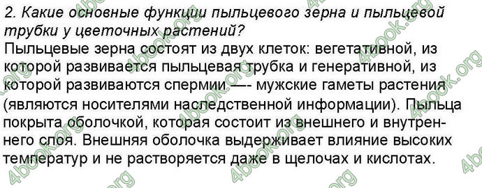 Ответы Биология 6 класс Костиков