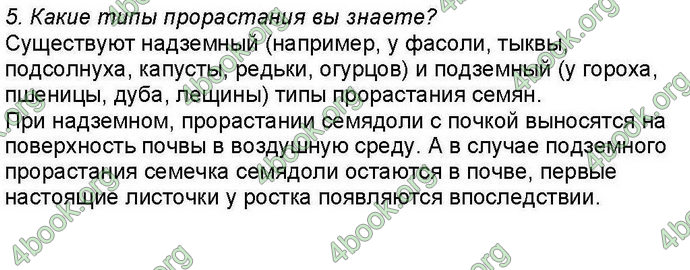 Ответы Биология 6 класс Костиков