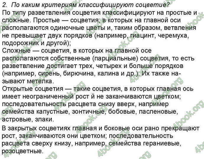 Ответы Биология 6 класс Костиков
