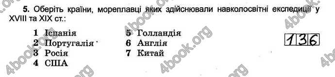 Відповіді Зошит тести Географія 6 клас Пестушко. ГДЗ