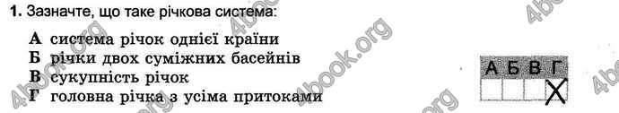 Відповіді Зошит тести Географія 6 клас Пестушко. ГДЗ