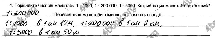 Відповіді Зошит практикум Географія 6 клас Пестушко