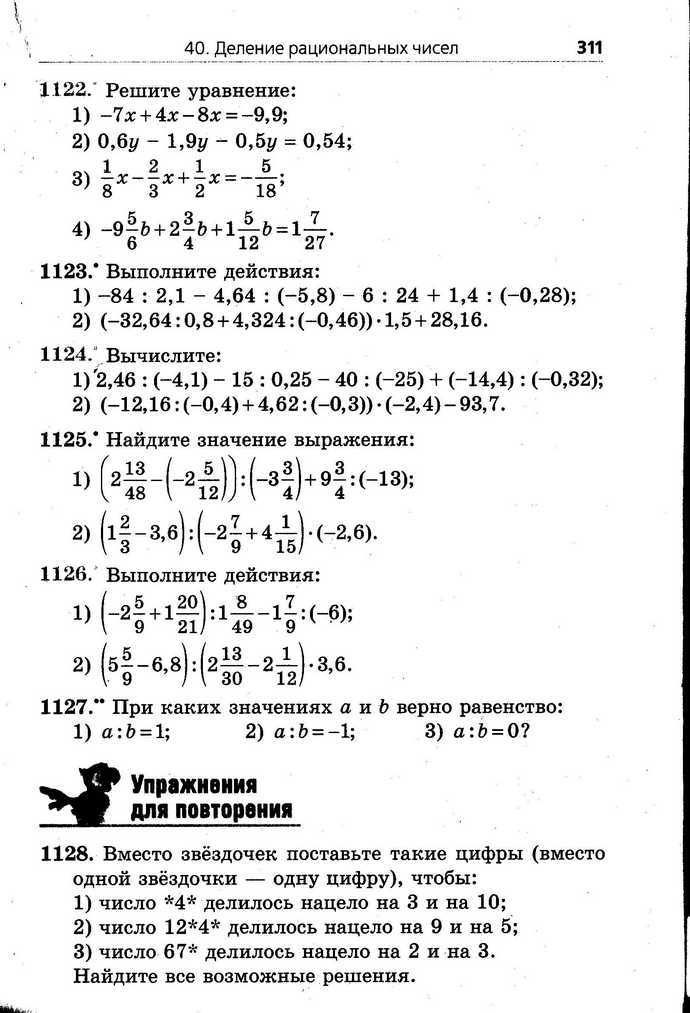 Математика 6 класс Мерзляк (Рус.)