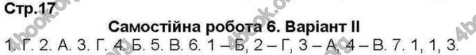 Відповіді Зошит контроль Біологія 7 клас Кот