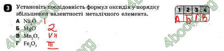 Відповіді Зошит контроль Хімія 7 клас Григорович