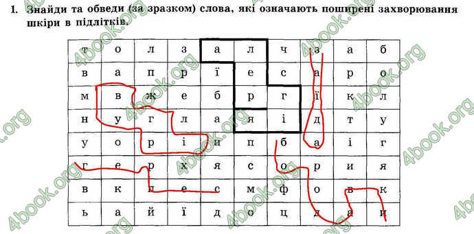 Відповіді Зошит Основи здоров’я 7 клас Бойченко