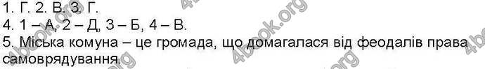 Відповіді Зошит контроль Всесвітня історія 7 клас Святокум. ГДЗ