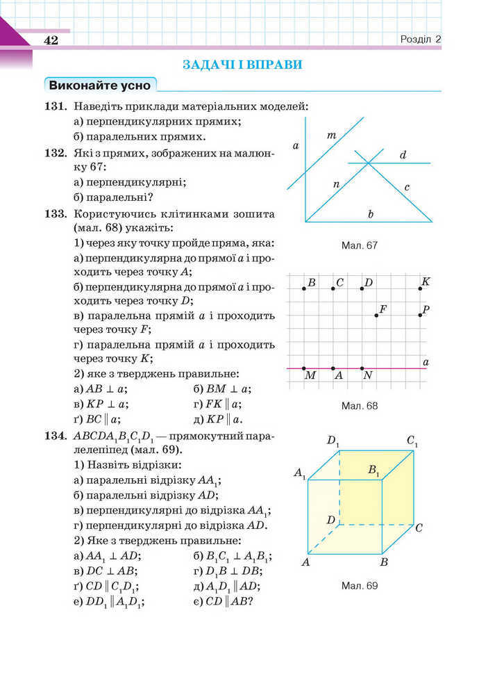 Геометрія 7 клас Бевз 2015