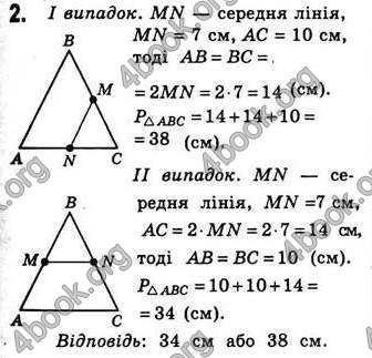 Відповіді Геометрія 8 клас Бевз 2008. ГДЗ