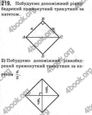 Відповіді Геометрія 8 клас Бурда 2008. ГДЗ