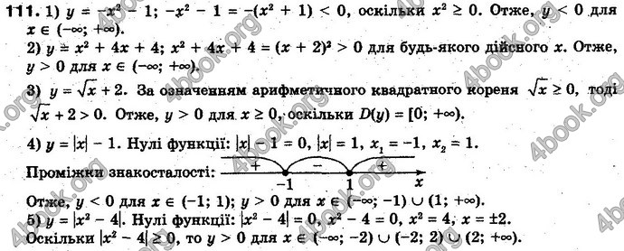 Відповіді Алгебра 10 клас Мерзляк Проф. ГДЗ