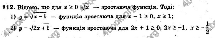 Відповіді Алгебра 10 клас Мерзляк Проф. ГДЗ