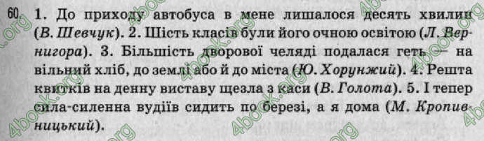 Відповіді Рідна мова 8 клас Заболотний 2008. ГДЗ