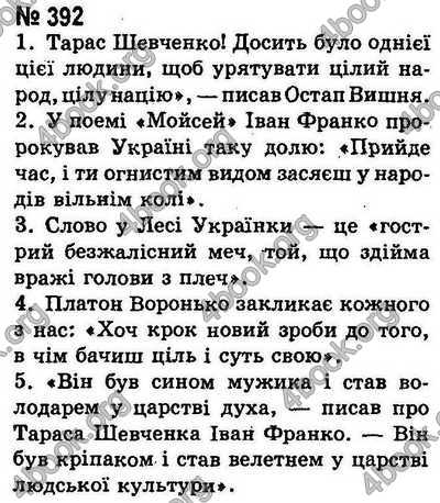 Ответы Українська мова 8 класс Ворон. ГДЗ