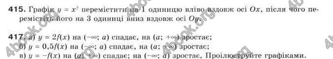 Відповіді Алгебра 9 клас Бевз 2009. ГДЗ