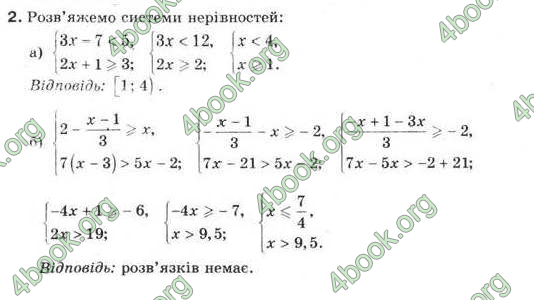 Відповіді Алгебра 9 клас Бевз 2009. ГДЗ