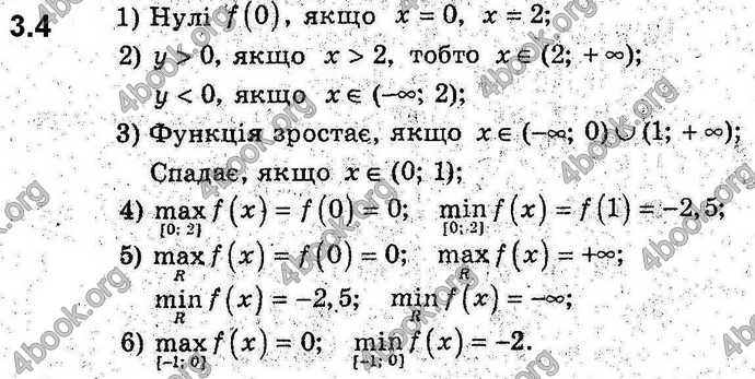 Відповіді Алгебра 9 клас Мерзляк (Погл.) 2009. ГДЗ