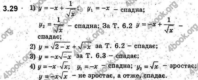 Відповіді Алгебра 9 клас Мерзляк (Погл.) 2009. ГДЗ