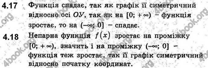 Відповіді Алгебра 9 клас Мерзляк (Погл.) 2009. ГДЗ