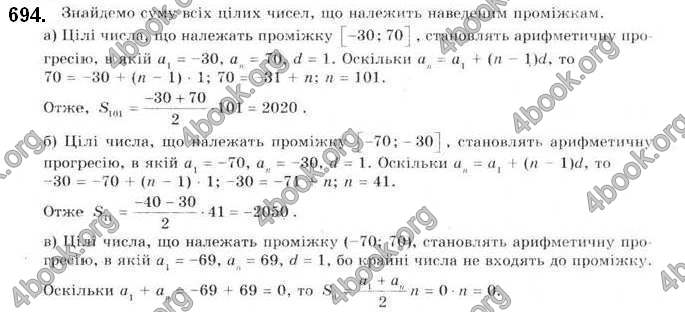 Відповіді Алгебра 9 клас Бевз 2017. ГДЗ