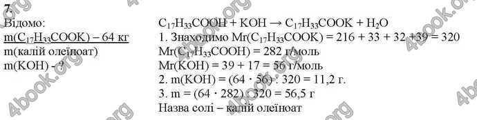 Відповіді Хімія 9 клас Савчин 2017. ГДЗ