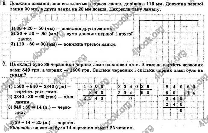 Відповіді Орієнтовні контрольні Математика 4 клас 2018. ГДЗ