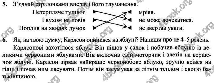 Відповіді Орієнтовні контрольні Літературне читання 4 клас 2018. ГДЗ