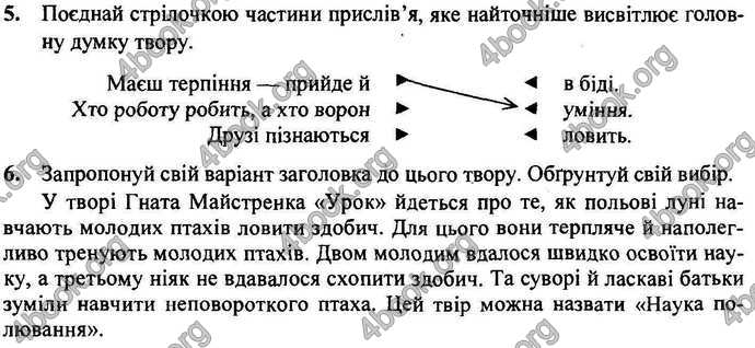 Відповіді Орієнтовні контрольні Літературне читання 4 клас 2018. ГДЗ