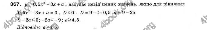 Відповіді Алгебра 9 клас Мерзляк 2009. ГДЗ