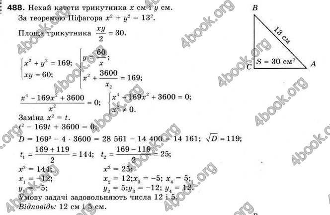 Відповіді Алгебра 9 клас Мерзляк 2009. ГДЗ