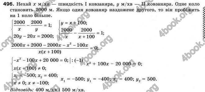 Відповіді Алгебра 9 клас Мерзляк 2009. ГДЗ