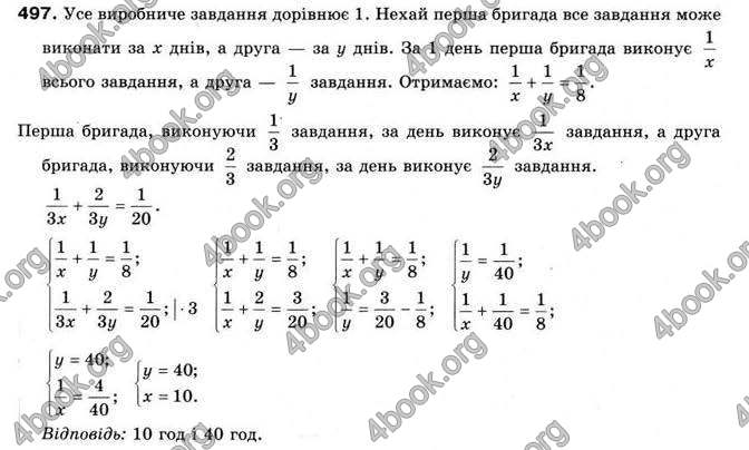 Відповіді Алгебра 9 клас Мерзляк 2009. ГДЗ