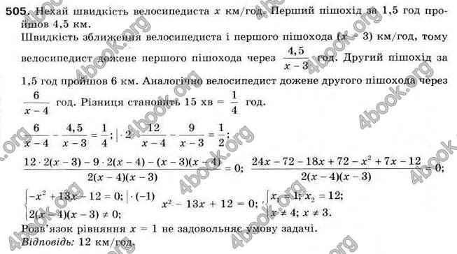 Відповіді Алгебра 9 клас Мерзляк 2009. ГДЗ