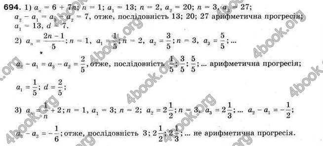 Відповіді Алгебра 9 клас Мерзляк 2009. ГДЗ