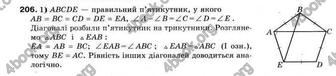 Відповіді Геометрія 9 клас Мерзляк 2009. ГДЗ