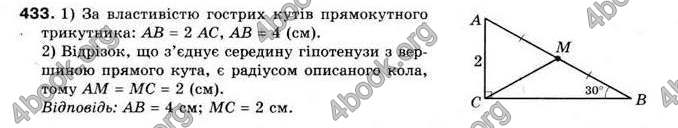 Відповіді Геометрія 9 клас Мерзляк 2009. ГДЗ