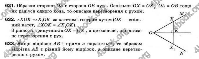 Відповіді Геометрія 9 клас Мерзляк 2009. ГДЗ