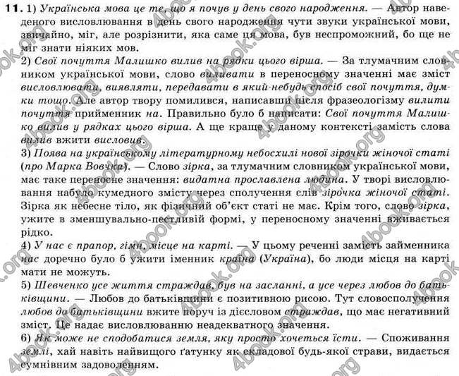 Відповіді Українська мова 9 клас Єрмоленко 2009. ГДЗ