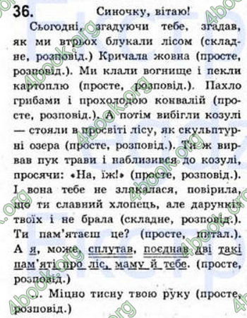 Відповіді Рідна мова 8 клас Єрмоленко 2008. ГДЗ