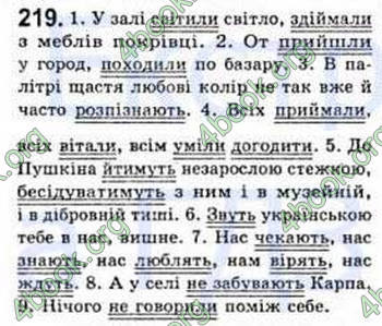 Відповіді Рідна мова 8 клас Єрмоленко 2008. ГДЗ